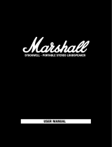 Marshall 106820 User manual