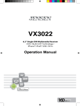 Jensen VX3022 User manual