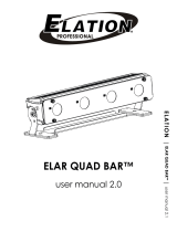 Elation ELAR QUAD BAR User manual