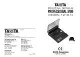 Tanita 1210N Owner's manual