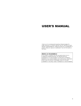 Superscan SSH2442 Owner's manual