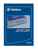 Trendnet TFU-430 Quick Installation Guide