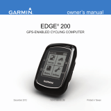 Garmin Edge 200 Owner's manual