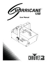 CHAUVET DJ Hurricane 1200 User manual