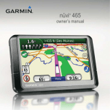 Garmin nuvi 465LMT Owner's manual