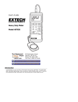 Extech Instruments 407026 User manual
