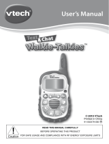 VTech Text & Chat Walkie-Talkies User manual