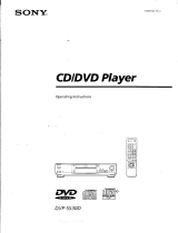 Sony DVPS530D User manual