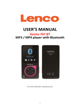 Lenco Xemio-767 BT User manual