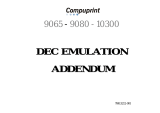 Compuprint 10300/10300plus User manual