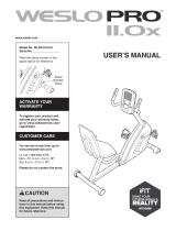 Weslo II.Ox Pro WLEX31810.0 User manual