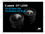 Canon TS-E 24mm f/3.5L II User manual