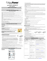 CyberPower AVRG900LCD User manual