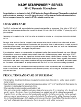 Nady Systems SP-4C/SP-R3 User manual