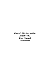 WayteQ x950-HD User manual