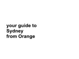 ZTE Sydney Orange Owner's manual