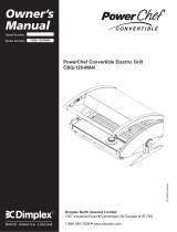 Dimplex CBQ-120-MAN Owner's manual
