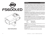 ADJ FS600LED User manual