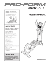 ProForm PFEVEL74912 Owner's manual