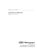 Newport LS-1 and LS-2 Laser LabSource User manual