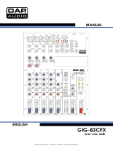 DAP Audio D2282 User manual