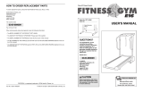ProForm Fitness Gym E16 User manual