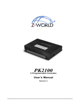 Z-World PK2100 CNTRL User manual