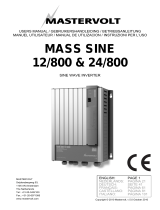 Mastervolt MASS SINE 24/800 User manual