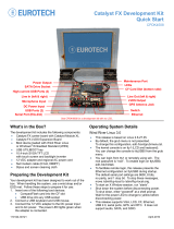 Eurotech Catalyst FX Owner's manual