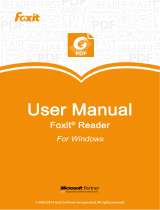 Foxit Reader 7.0 for Windows Operating instructions