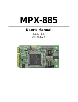 Commell MPX-885 User manual