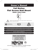 Tripp Lite DWM1742MN Display Mount Owner's manual