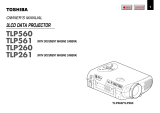Toshiba TLP-260 User manual