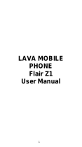 Lava Flair Flair Z1 User guide