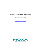 Moxa WDR-3124A Series User manual