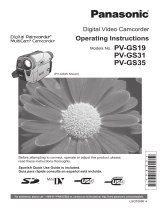 Panasonic PV-GS31 Operating instructions