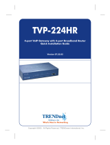 Trendnet TVP-224HR Owner's manual