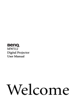 BenQ MW512 User manual