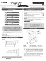 Canon imagePROGRAF iPF8400 Installation guide