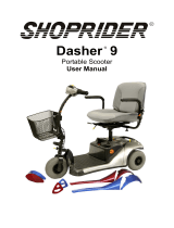 Shoprider GK73 -Dasher 9 User manual