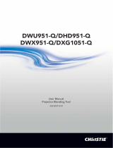 Christie DWU951-Q User manual