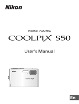 Nikon Coolpix S50 User manual