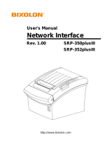 BIXOLON SRP-350III Network Connection Manual