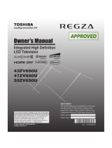 Toshiba 42ZV650U User guide