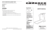 Weslo Cadence 940 WETL21200 User manual