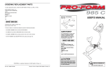 ProForm 985 C User manual