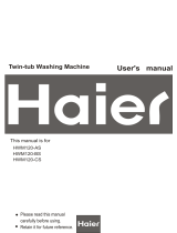 Haier HWM120-0523S User manual