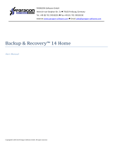 Paragon Backup Backup & Recovery 14 Home User guide