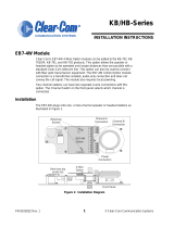 Clear-Com Encore EB7-4W Owner's manual