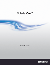 Christie Solaria One User manual